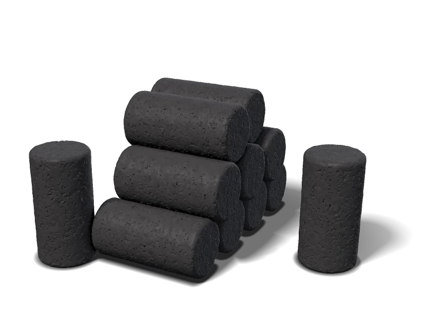 DRAGON Sticks coconut charcoal briquettes, 20 × 40 mm, unlit